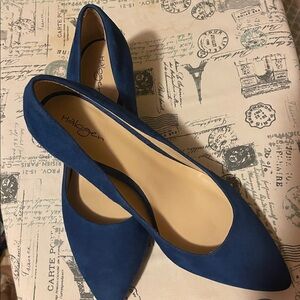 Halogen Royal Blue Pointed Heels